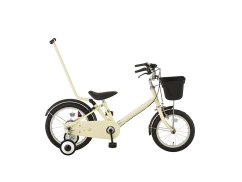 무인양품 / 아동용 자전거 16 인치 유아용 자전거 푸시 된 아이보리